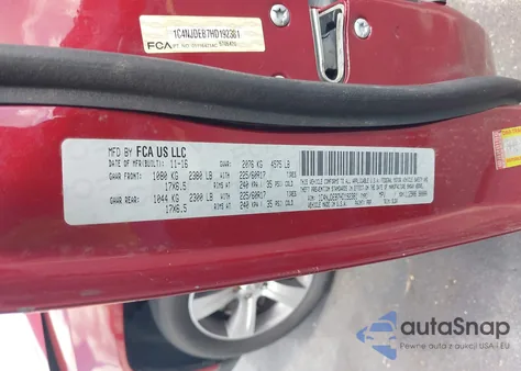 2017 Jeep Compass High Altitude 4X4 from USA, damaged, VIN 1C4NJDEB7HD192381